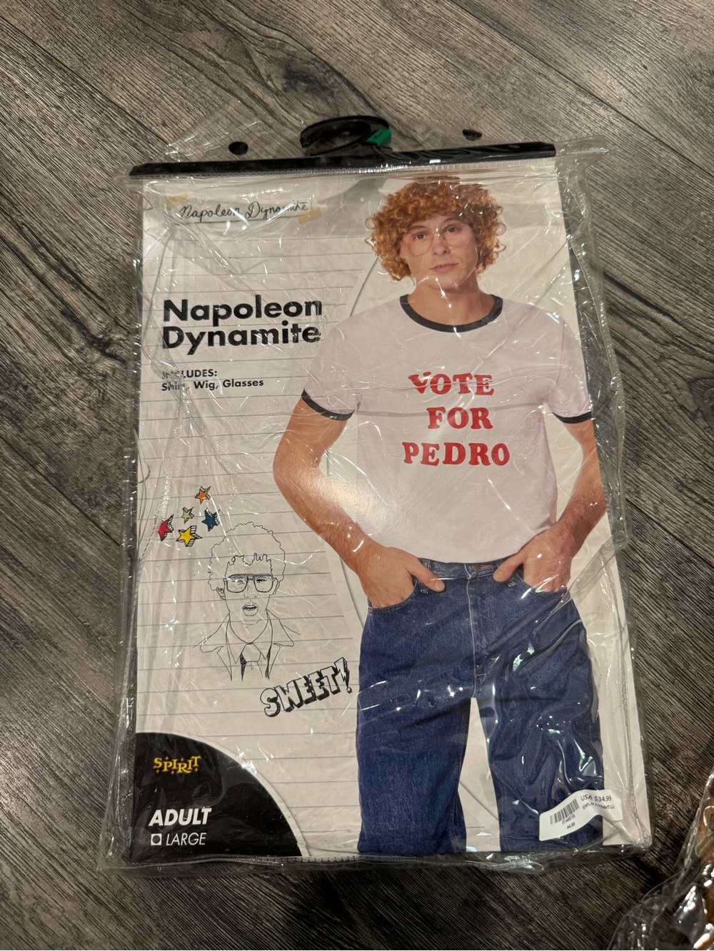 Napoleon Dynamite 'Vote For Pedro' Men's costume
